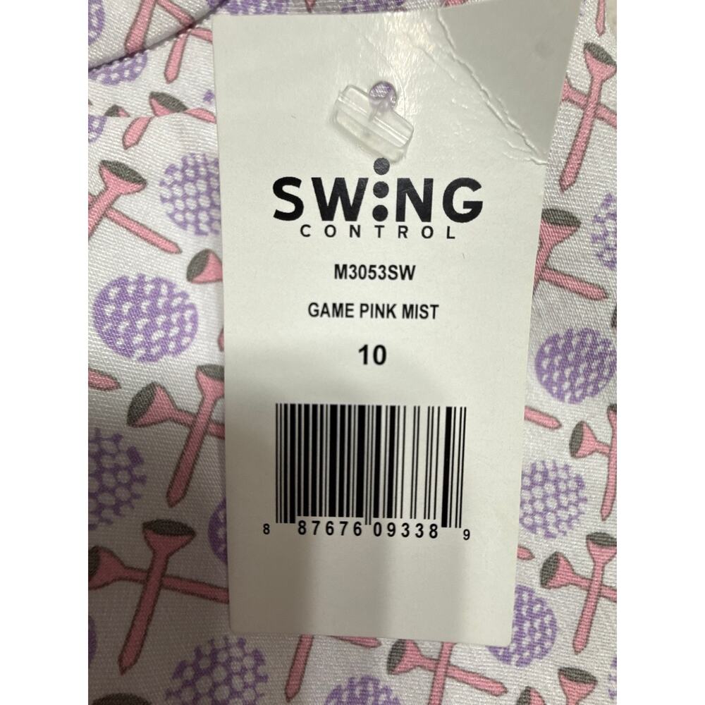 SWING NWT Women’s Tummy Control Master Golf Pants Size 10 in Game Pink Mist - Picture 10 of 13
